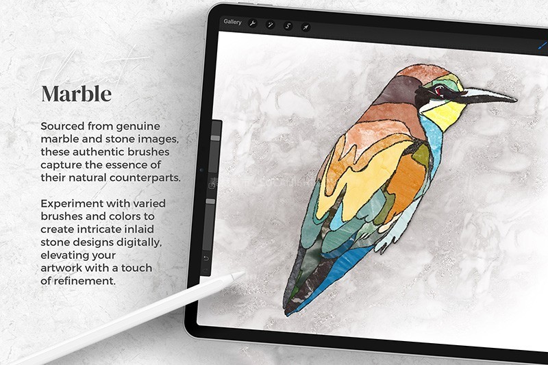 70+Procreate大理石纹理笔刷